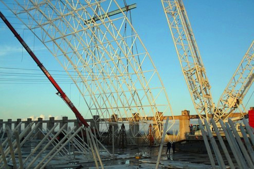 海北大门网架工程